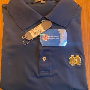 NWT Peter Millar Notre Dame Polo